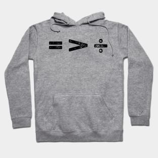 equality is greater than division Hoodie